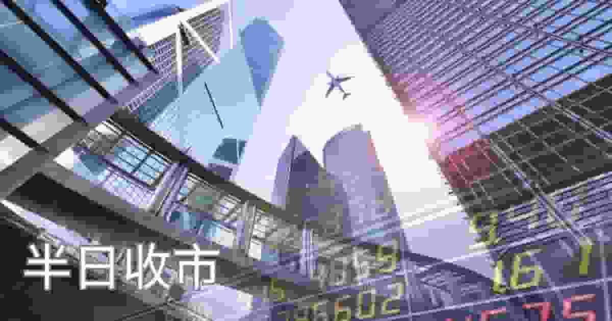 半日收市|港股半日升44點 機器人及煤股揚升