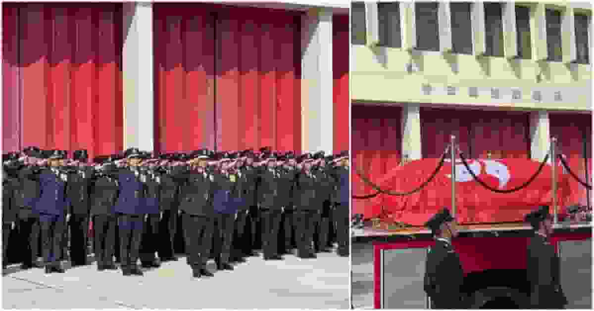 大埔五級火| 靈柩經駐地「三短一長」鐘聲響起 何偉豪正式落更「何Sir,一路好走」