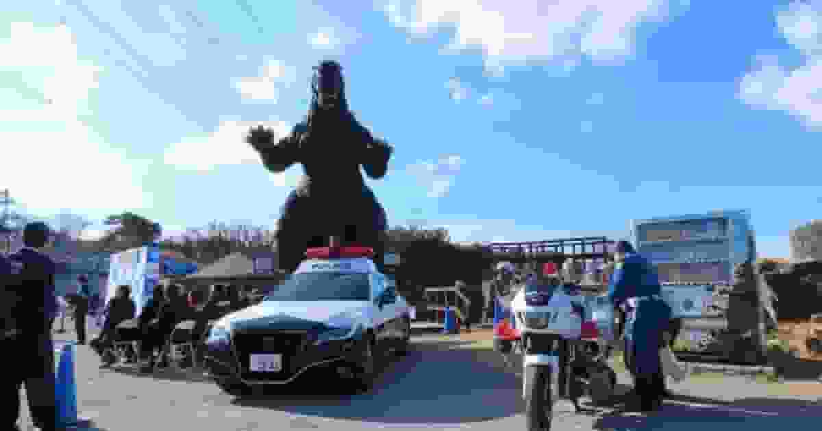 哥斯拉做警察?神奈川警署邀怪獸當署長宣傳110報案專線
