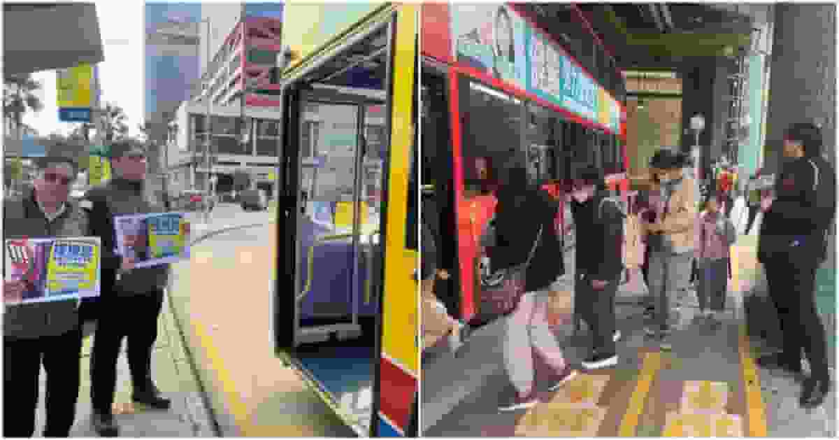 九巴及城巴加派人手宣傳 提醒乘客佩戴安全帶