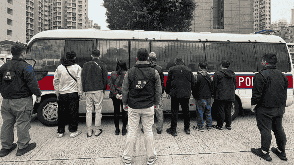 警冚深水埗北河街釣魚機賭場 8人被捕包括男主持