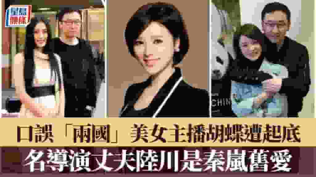 口誤「兩國」|央視美女主播胡蝶遭起底 導演丈夫陸川是秦嵐舊愛