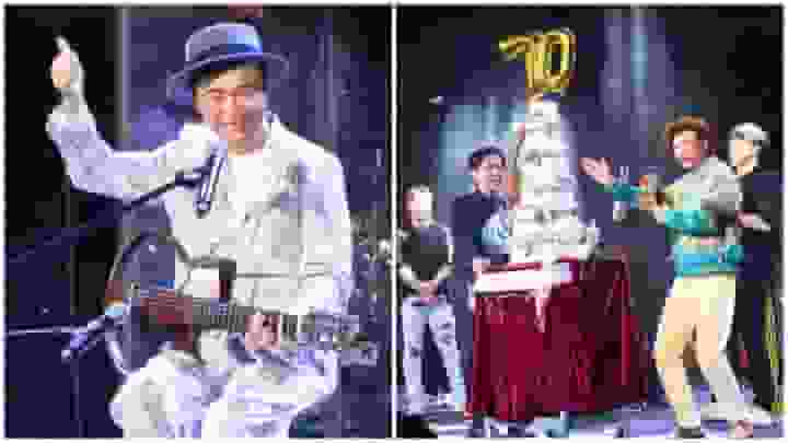 區瑞強「70大SHOW演唱會」溫情爆棚 愛子胞弟率「超聲團」獻巨型生日蛋糕