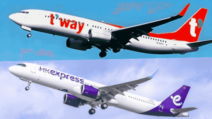 兩班飛往韓國客機一小時內先後故障 終安全折返香港國際機場