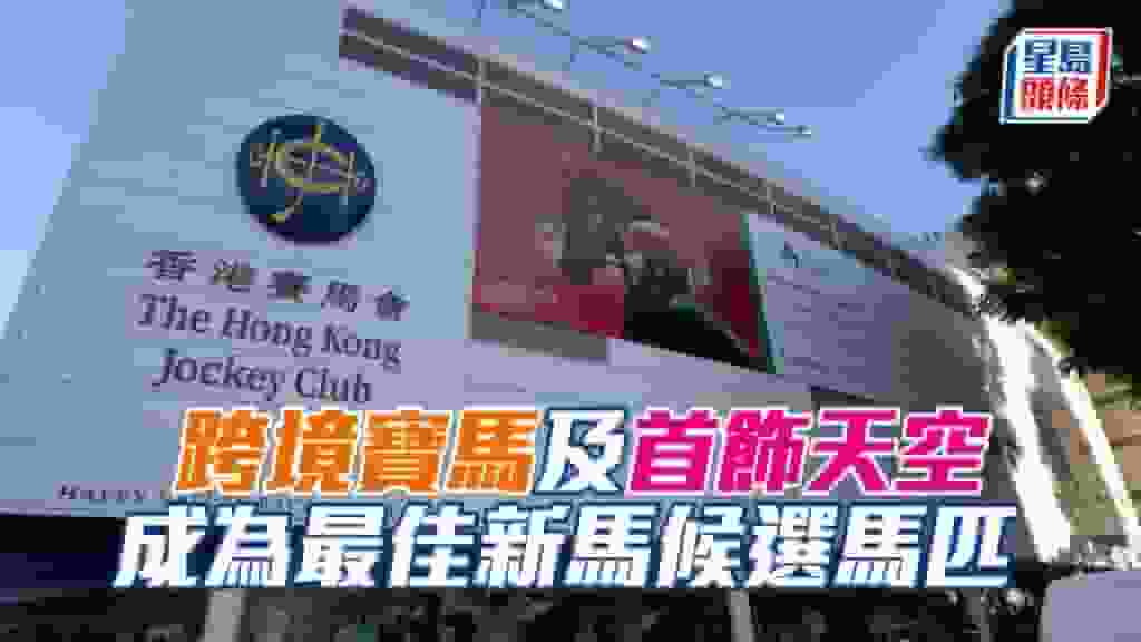 「跨境寶馬」及「首飾天空」成為最佳新馬候選馬匹