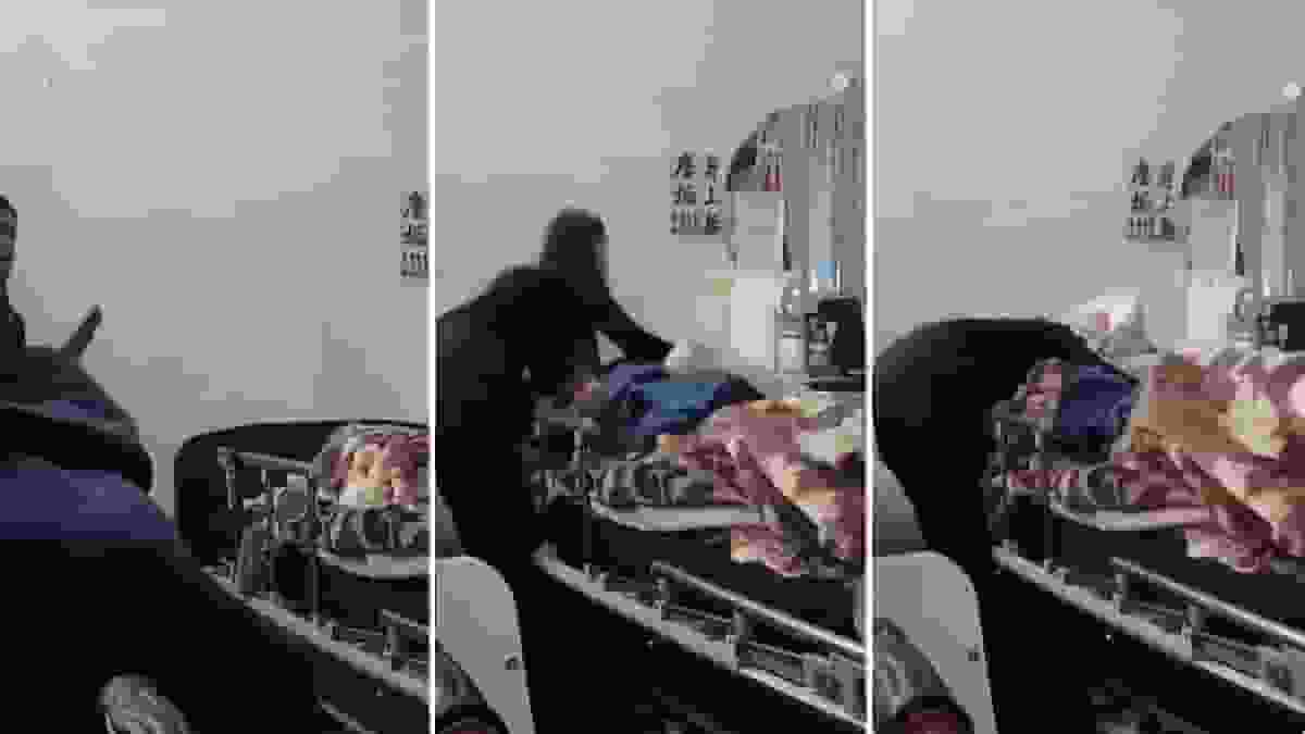 台灣宜蘭7級地震—女看護奮身護婆婆免受傷 55秒片感動8萬網民