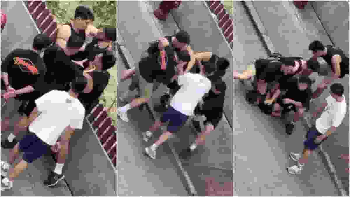 油麻地南亞青年無帶身份證 遇查失控爆粗反抗 5便衣警按地制服|有片