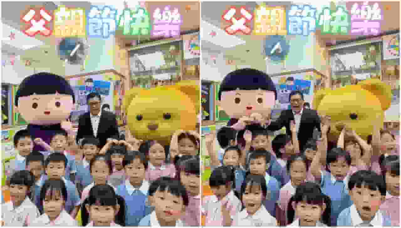 父親節｜鄧炳強與幼稚園生拍片祝各位爸爸父親節快樂 笑指「今日屋企地位高一級」(有片)