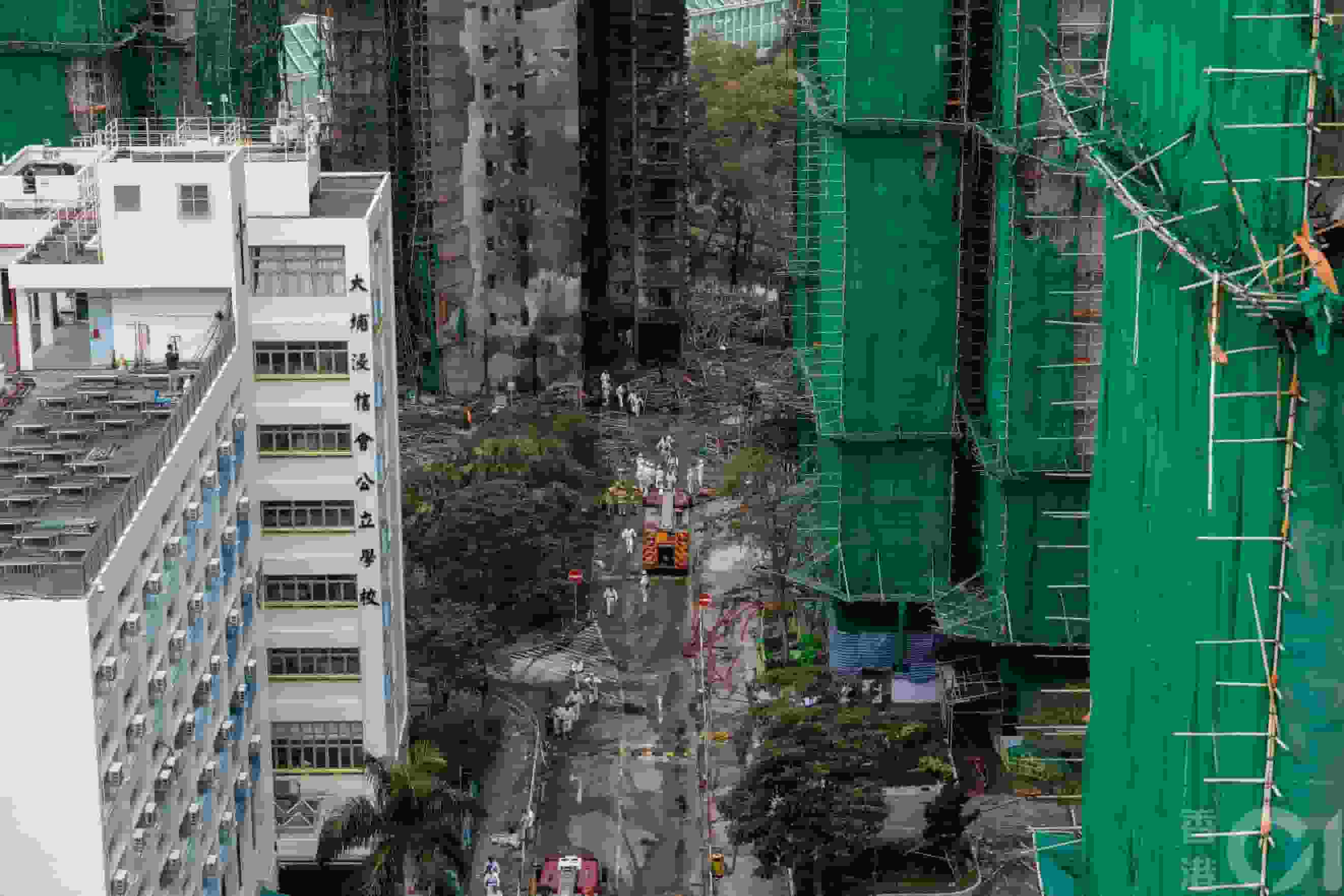 宏福苑大火|維持159人遇難 警安排家屬下星期初DNA採樣辨認遺體