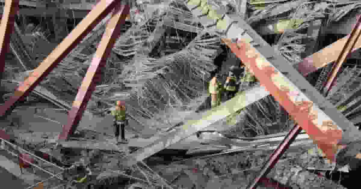 韓國光州工地坍塌事故增至2人遇難 仍有2工人被困