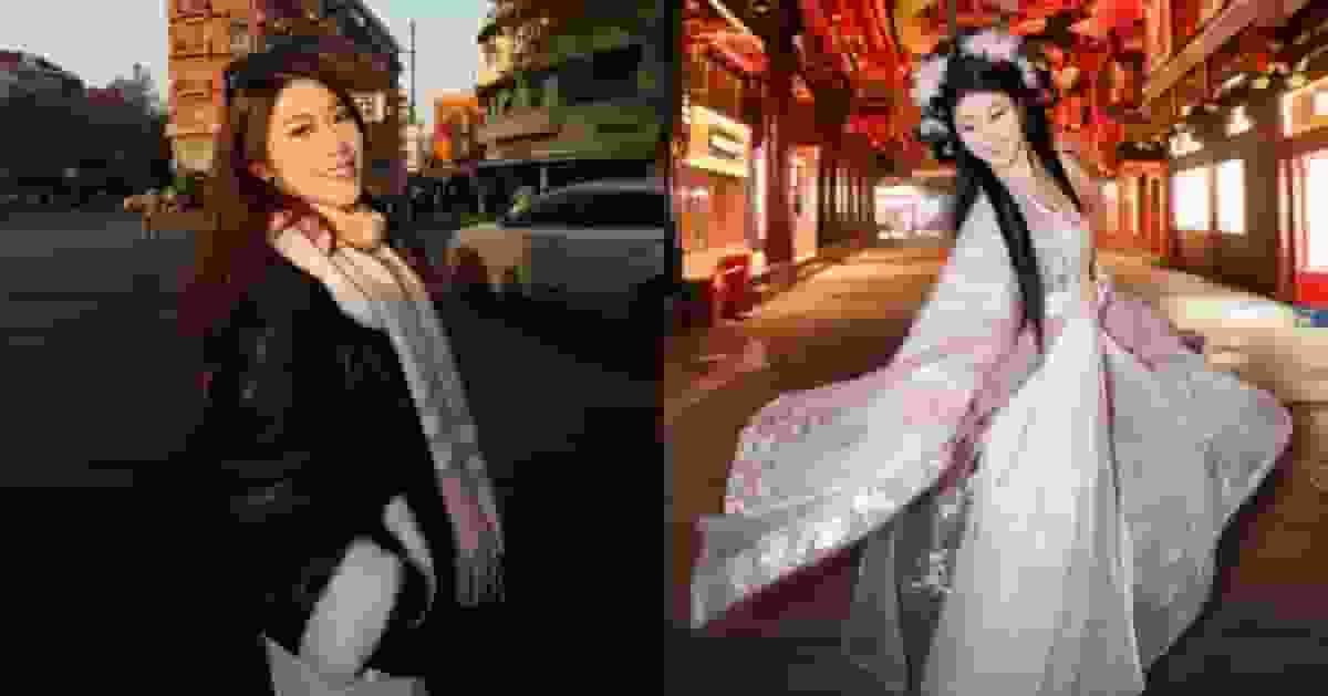 鍾翠詩飛上海旅行大歎當地美食 化身古裝美人獲讚宛如「天仙下凡」