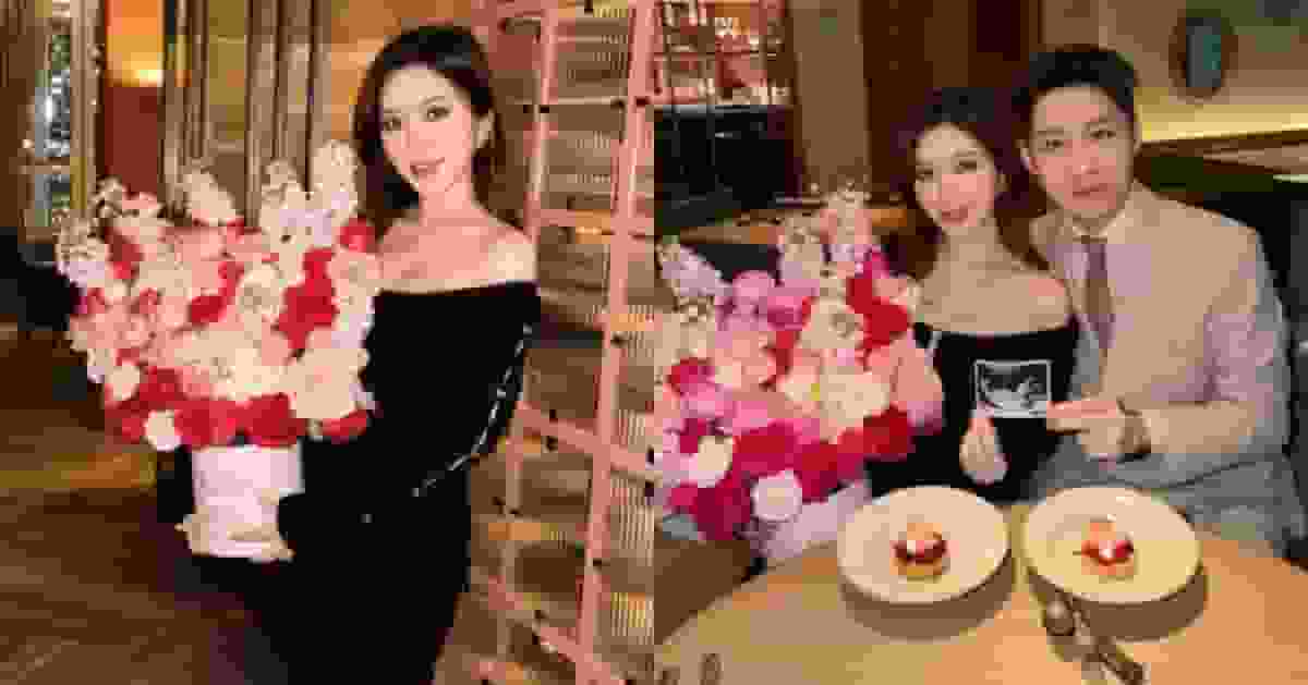 仙氣落選港姐楊帆孖老公慶祝結婚2周年 晒超聲波照宣布懷孕喜訊