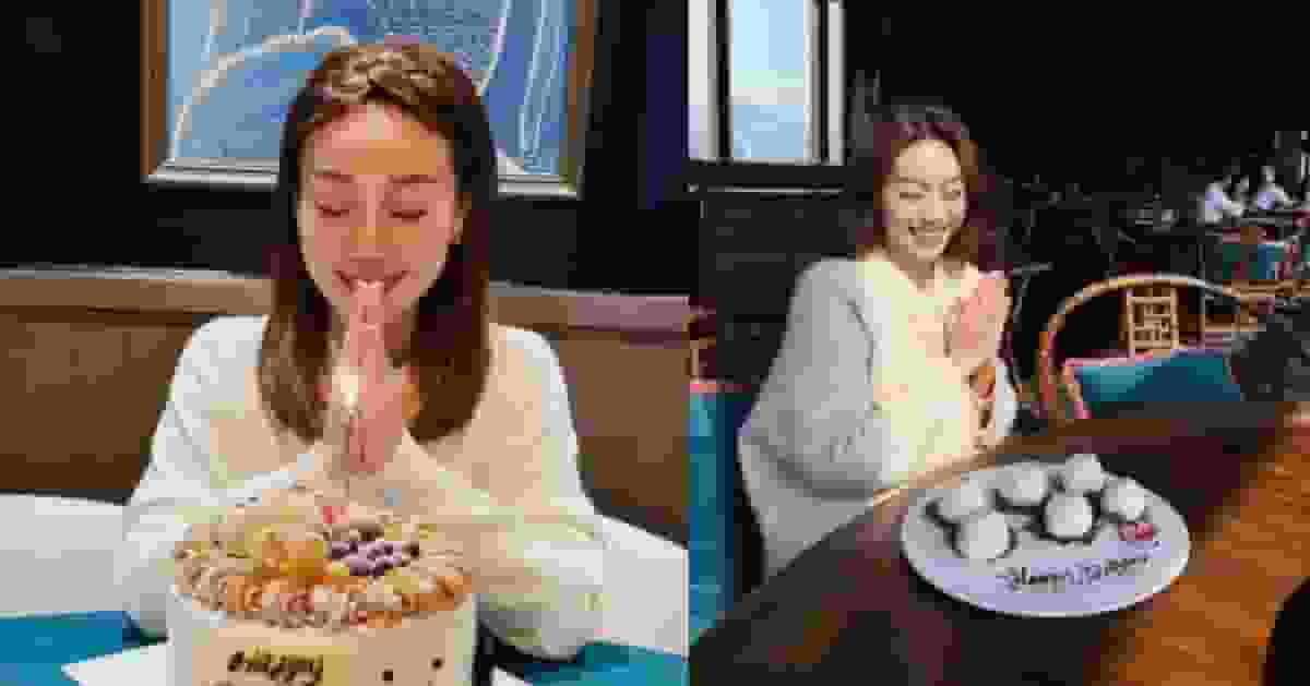 37歲生日低調過 黃心穎高空餐廳慶生飽覽維港 老公未有同框