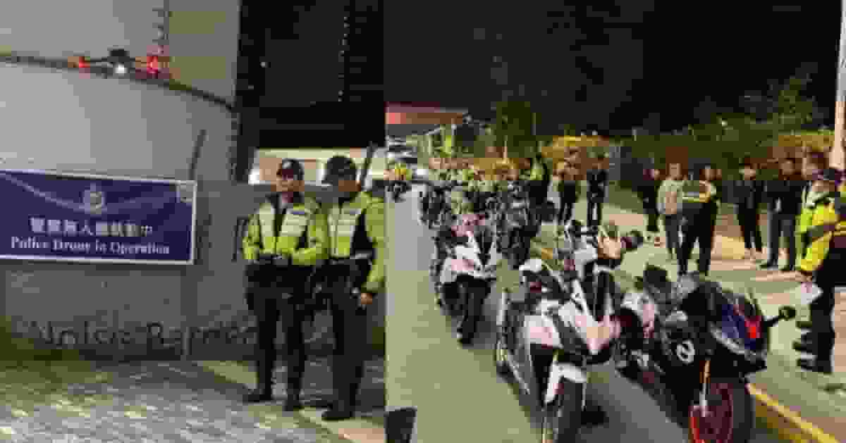 警出動無人機打擊非法改裝車 10架車涉違法被扣查