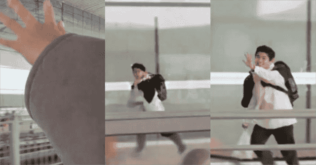 兒高鐵站狂奔母親感動揮手 真相竟是入錯閘口險誤春運車