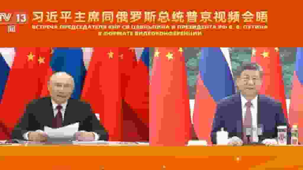習近平同普京舉行視頻會晤 強調:中俄攜手維護全球戰略穩定