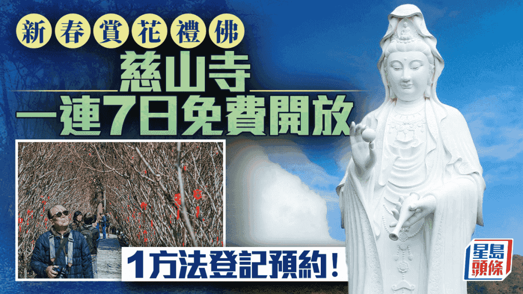大埔慈山寺一連7日免費開放!農曆年「丙午年新春花供禮佛」 1方法登記預約