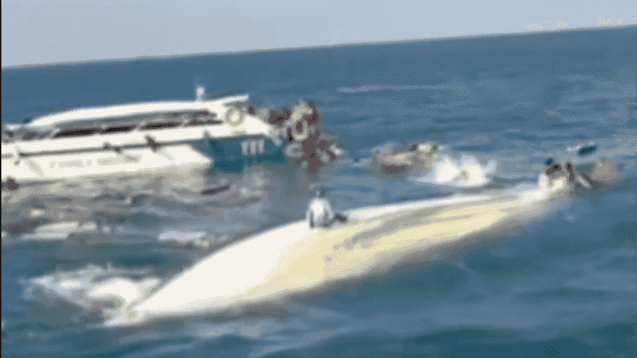 泰國皮皮島附近快艇與漁船相撞 釀1死22傷 55人墮海互相抱緊求生